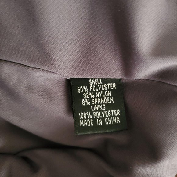 Adrianna Papell Women's Ruched Side Beaded Black Cocktail Sheath Dress Size 8 - Picture 12 of 13